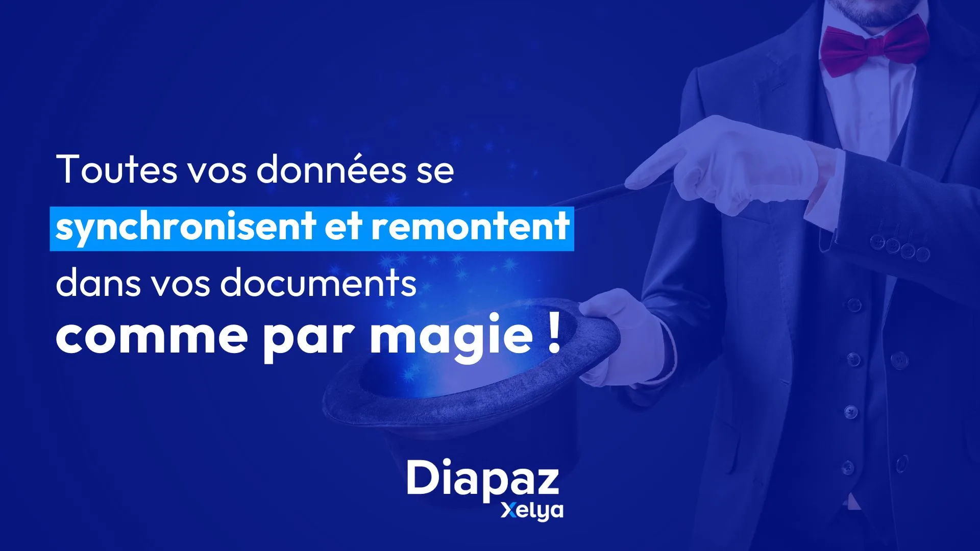 Toutes vos données se synchronisent et remontent dans vos documents.