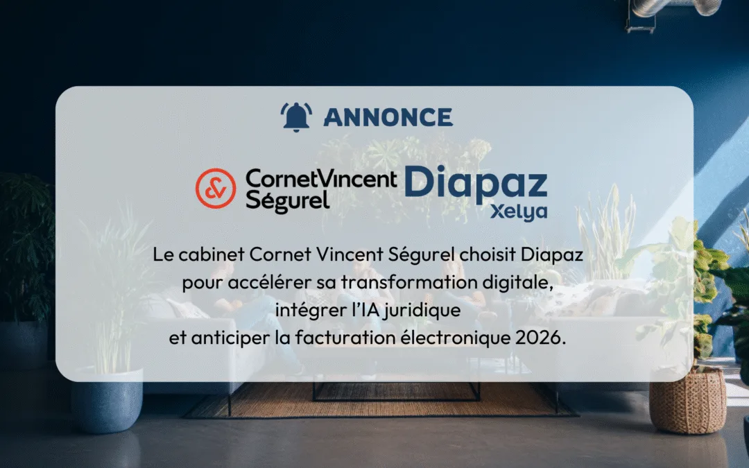 Cornet Vincent Ségurel choisit Diapaz pour accélérer sa transformation digitale